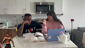 Preview 2 of Miya Khalifaxxxx - Latina BBW Gets Dicked Down For Being A Great Study Buddy