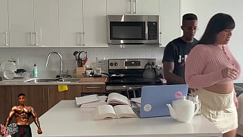 Preview 4 of Miya Khalifaxxxx - Latina BBW Gets Dicked Down For Being A Great Study Buddy