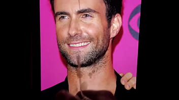 Preview 2 of Sexy Beautiful Young Woman - Adam Levine Gay Cum Tribute