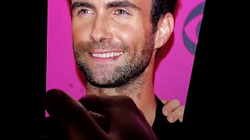 Preview 3 of Sexy Beautiful Young Woman - Adam Levine Gay Cum Tribute