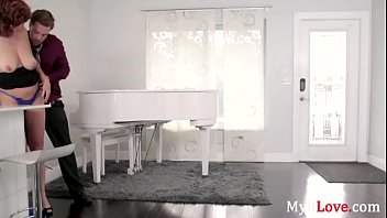 Preview 2 of Rachel James And Stepbrother - Old MILF Makes Love To Young Cock- Andi James