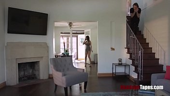 Preview 2 of Son Forced To Step Mom Xxx Video - Brunette Latina Babe Fucked By Her Stalker- Aaliyah Hadid