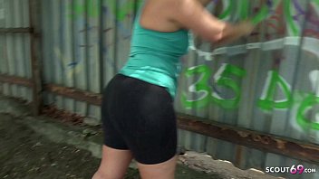 Preview 2 of Big Ass Mum Ebony - GERMAN SCOUT - BIG ASS BBW MATURE TALK TO FUCK AT STREET CASTING