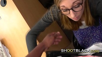 Preview 3 of Anal Painful Insertionforced - Blonde angel loves sucking the huge black agent&#039_s pecker