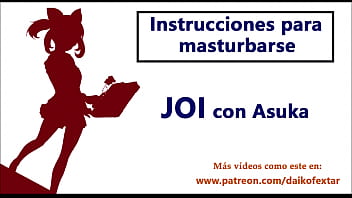Preview 3 of Dickgirls Sara - JOI EN ESPA&Ntilde_OL. Akane te ordena como debes masturbarte. Reto especial.