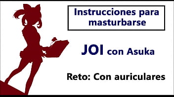 Preview 1 of Dickgirls Sara - JOI EN ESPA&Ntilde_OL. Akane te ordena como debes masturbarte. Reto especial.
