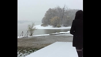 Preview 2 of Lana Rondy - Crossdresser out winter