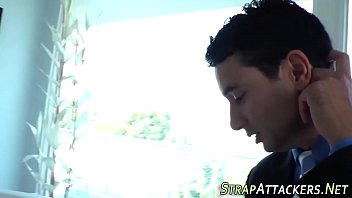 Preview 1 of Old Ladies Eng Boy Xxx Videos - Teen whore fucks ass with strapon