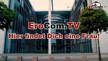 Preview 1 of Mom Milf Home - EroCom Date - Dicke Blonde Frau mit natur titten wird bei Stra&szlig_enflirt Casting abgeschleppt und gefickt