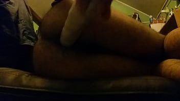 Preview 2 of Cock And Dildo Same Time - Dildo casero vs culito peludo