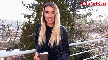 Preview 2 of Sperma Schluck - LETSDOEIT - Hot Blonde Russian Teen Katrin Tequila Enjoys Intense Sensual Masturbation