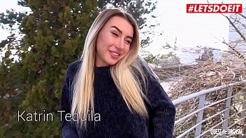 Preview 1 of Sperma Schluck - LETSDOEIT - Hot Blonde Russian Teen Katrin Tequila Enjoys Intense Sensual Masturbation
