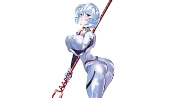 Preview 2 of Piranha Copada - [Hentai] Rei Ayanami of Evangelion has huge breasts and big tits,  and a juicy ass !