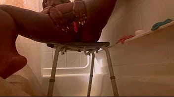 Preview 1 of Mostercock Squirt - Playing in my dripping wet pussy in the shower