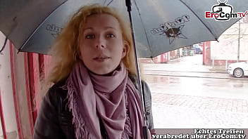 Preview 1 of Woman Drunk Stripped - Normale deutsche auf der Stra&szlig_e zum Sex Film &uuml_berredet