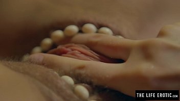Preview 3 of My Family Peic - Close ups of puffy nippled milf masturbating hard on a balloon
