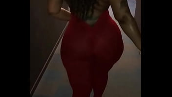 Preview 1 of School Students Class 9xx Video - Cherokee D Ass Walking In See Thru Red Leggings