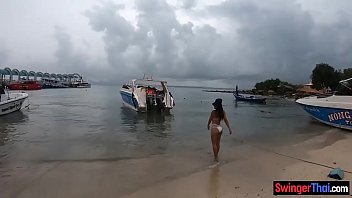 Preview 1 of Teen Ahoy - Amateur porn video with his curvy Thai girlfriend slut