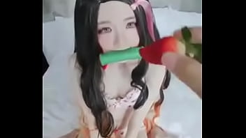 Preview 2 of Aku Mah Apa Atuh - Cute petite teen legal l. cosplay nezuko