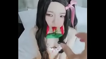 Preview 4 of Aku Mah Apa Atuh - Cute petite teen legal l. cosplay nezuko