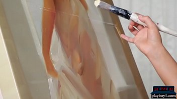 Preview 3 of Boys Putting Toy In Her Ass - Guitar playing big natural tits MILF model gets naked