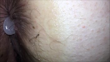 Preview 3 of Rub Couple - Hot girl insertions fruits deep inside her tight asshole then pop them out showing her asshole turning inside out as they pops out