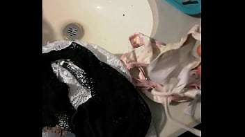 Preview 3 of Big Iek - Las tanguitas usadas de la puta de mi cu&ntilde_ada - - my slut sister in law panties