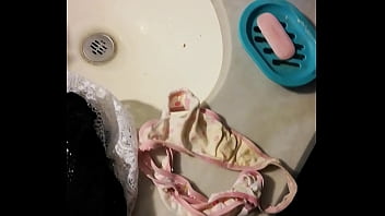 Preview 4 of Big Iek - Las tanguitas usadas de la puta de mi cu&ntilde_ada - - my slut sister in law panties
