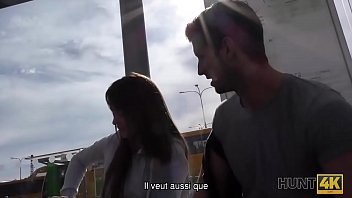 Preview 1 of Furit Sex Vedii - HUNT4K. Prise en charge &agrave_ la gare routi&egrave_re et Angelface Angella Christin fait un sale boulot