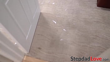 Preview 1 of Wife Nude Bech - Young pussy fucked by stepdad with a camera