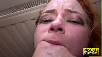 Preview 3 of Romy Rain Porn - Redheaded sub slut throats