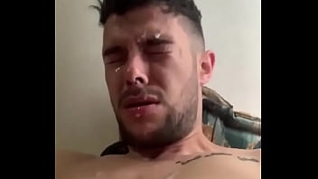 Preview 2 of Litle Boy Sex Man - cum on nice face