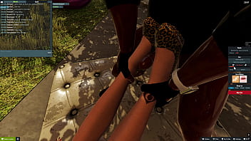 Preview 3 of Cute Get Sex - Footjob in park
