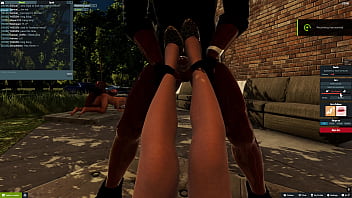 Preview 1 of Cute Get Sex - Footjob in park