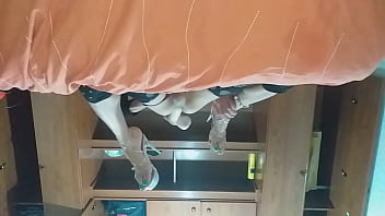 Preview 4 of Assliking Lesbian Mom - Travesti latina se clava enterito en el culito su juguetito nuevo
