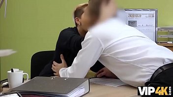 Preview 2 of Xxx Y Yyy - VIP4K. Agent ruft Lussy Sweet f&uuml_r ein Date an,  aber sie fickt ihn im B&uuml_ro