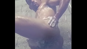 Preview 3 of Best Sex Game Ever - Punheta no chuveiro com o dedo no cuzinho que tez&atilde_o