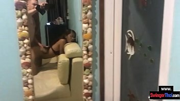 Preview 4 of Arisa Nakano Full Hd - Round ass Thai girlfriend homemade fuck from behind