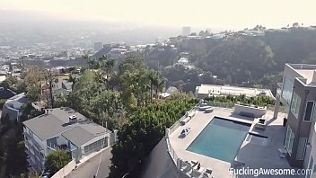 Preview 1 of Xxxxxxnnxx Vodeo - Fucking Awesome - Abella Danger covered her boyfriend&rsquo_s eyes