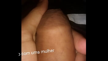Preview 1 of Teen In Panty Grinds On His Leg - Minha Rola Grande 2019