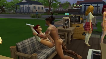 Preview 3 of Mature Viola Milf - TEEN COLEGIAL - LOS SIMS 4
