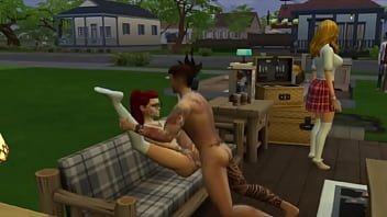 Preview 4 of Mature Viola Milf - TEEN COLEGIAL - LOS SIMS 4