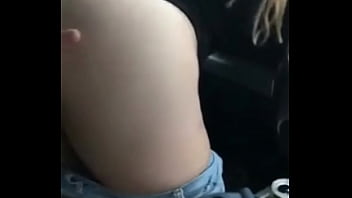 Preview 4 of Young Girls Nudist - Car dual holes masturbation