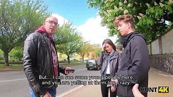 Preview 1 of Modren Teens - HUNT4K. Girl becomes slut because needs money for bus tickets