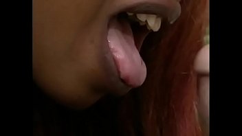 Preview 2 of India Dublin Sex - Pretty redhaired hottie Kenya enjoys sliding white dong in the chaise-longue
