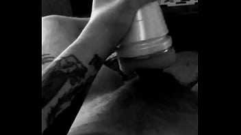 Preview 2 of Nude Race - Tattooed hairy teen just got his cast off and can&rsquo_t wait to cum