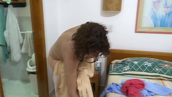 Preview 1 of Fat Xxxx Hot - On the beach I jerk off several times spying on stepmom&#039_s big hairy pussy