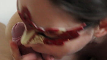 Preview 4 of Selpek Xxx Video - Sweet blowjob in mask from wife