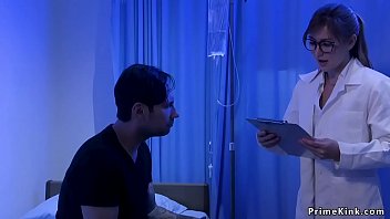 Preview 2 of Suni Try - Hysterical patient anal fucks doctor