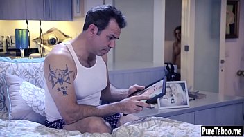 Preview 3 of Beuty Pussy Virgin - Nasty blonde with big tits sucks a husbands big cock